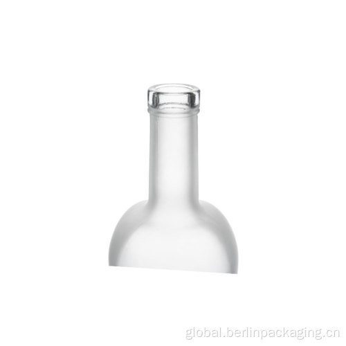 Spirit Glass Bottle Vodka Frosted Glass Bottles For Alcoholic Whisky Factory